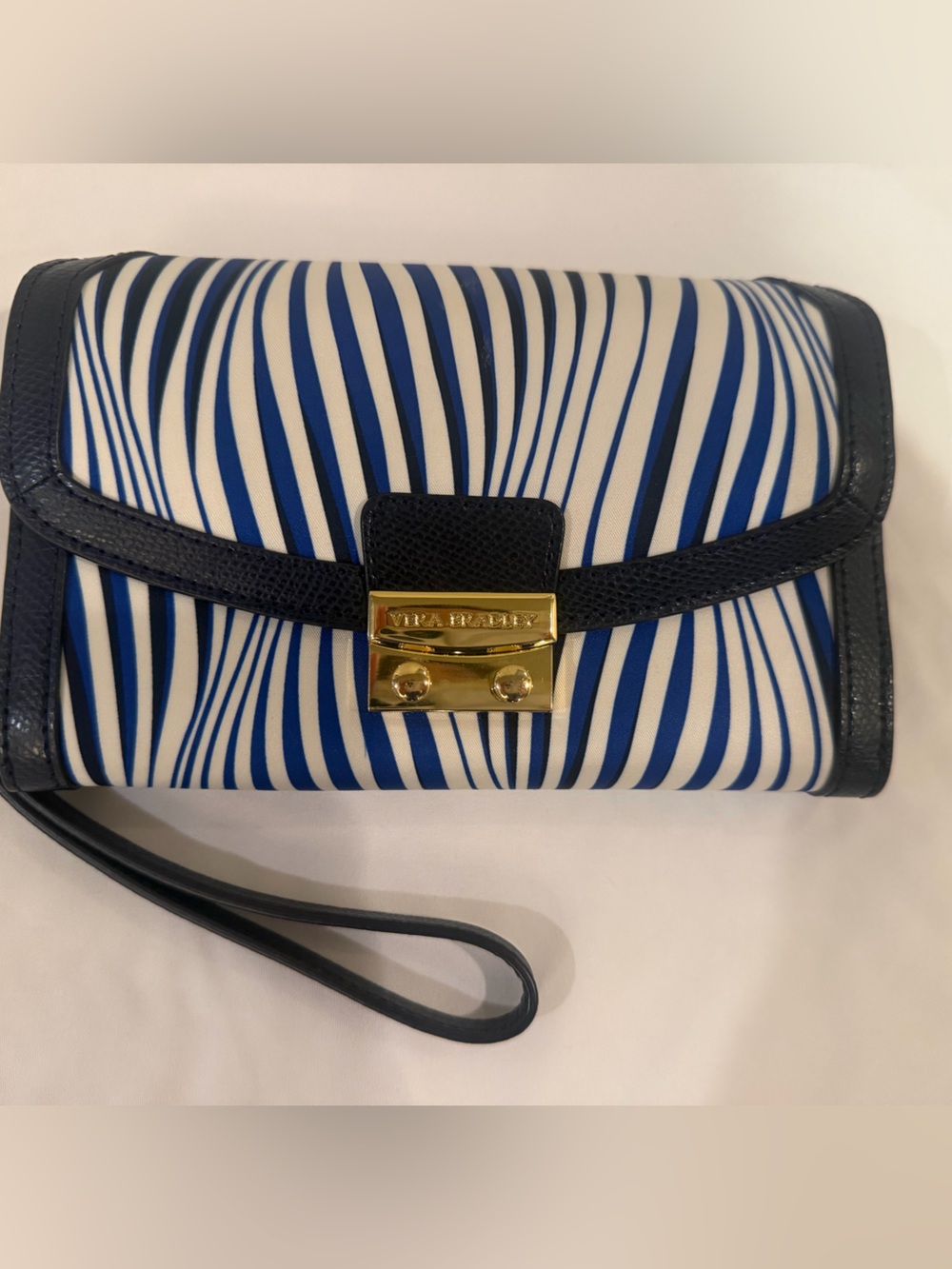 Vera Bradley Blue & White Wristlet